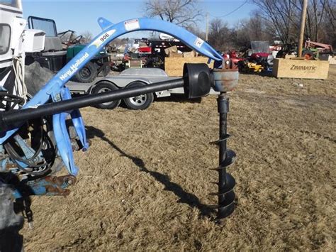 new holland skid steer post hole digger|new holland 3 point hitch.